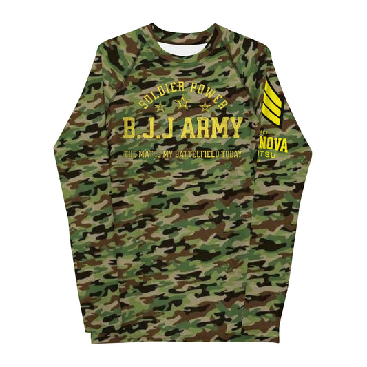 BJJ  Army  Rash Guard  Camo